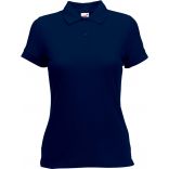 Polo femme piqué 65/35 SC63212 - Deep Navy