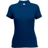 Polo femme piqué 65/35 SC63212 - Navy