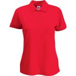 Polo femme piqué 65/35 SC63212 - Red