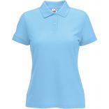 Polo femme piqué 65/35 SC63212 - Sky Blue