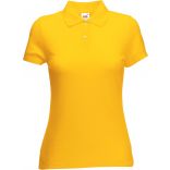 Polo femme piqué 65/35 SC63212 - Sunflower yellow