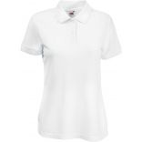 Polo femme piqué 65/35 SC63212 - White