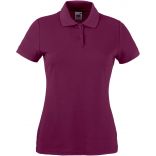 Polo femme piqué 65/35 SC63212 - Wine