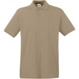 Polo homme manches courtes premium SC63218 - Khaki Beige