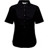 Chemise femme manches courtes oxford SC65000 - Black