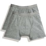 Lot 2 Boxers classic SC67026 - Light Grey