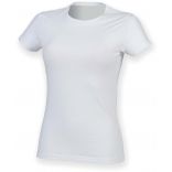 T-shirt femme col rond Feel Good SK121 - White