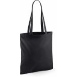 situation du Sac totebag coton à anses longues W101 - Black - 42 x 38 cm