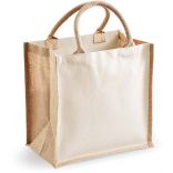 Sac cabas en jute W421 - Natural