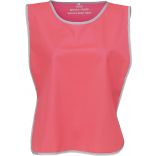 Chasuble à bordure réfléchissante HVJ259 - Fluo Pink