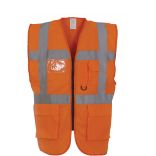 Gilet multifonction haute visibilité HVW801 - Hi Vis Orange