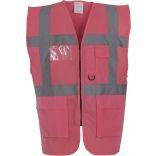 Gilet multifonction haute visibilité HVW801 - Pink