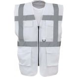 Gilet multifonction haute visibilité HVW801 - White