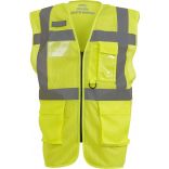 Gilet haute visibilité Top Cool "Management" HVW820 - Hi Vis Yellow