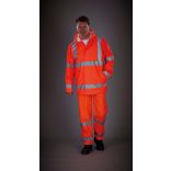 Veste de pluie respirante Hi-Vis Soft Flex Hi Vis Orange - S