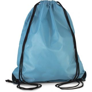 Sac à dos avec cordelettes KI0104 - Lagoon - 44 x 34 cm